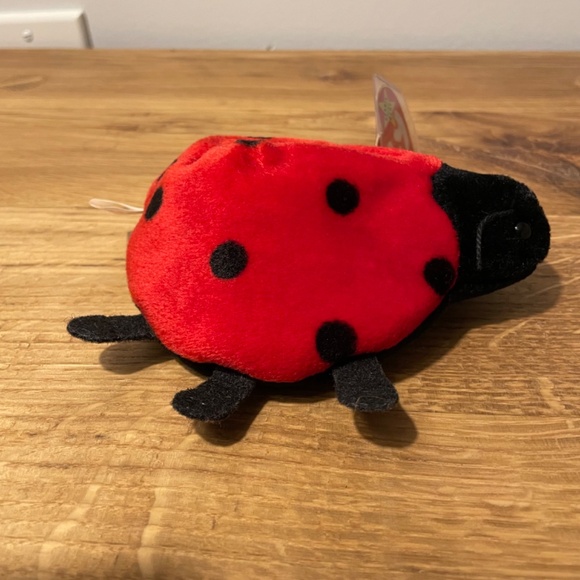 Ty Beanie Babies Lucky Ladybug Red Black 1995 – New Tag Protector VINTAGE - Picture 7 of 9